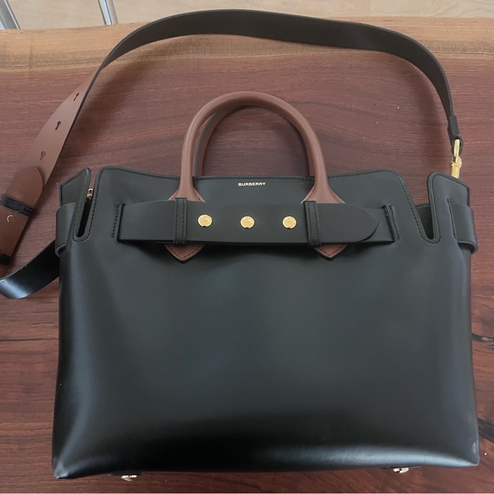 Burberry Triple Stud Belt Leather Bag